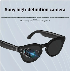 Gafas Inteligentes 2026, Grabación <span class=keywords><strong>de</strong></span> Video 8MP1200P, Reducción <span class=keywords><strong>de</strong></span> Ruido ENC, Llamadas Manos Libres, Resistentes al Agua, Control por Aplicación, Videocámara con IA, V03T6 [Precio <span class=keywords><strong>de</strong></span> Fábrica] - Product Image 2