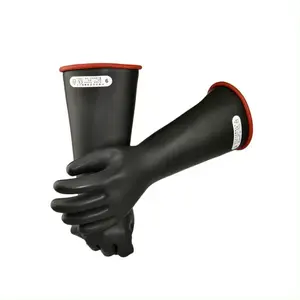 皮革保护器防震手部保护电气手套40kv电力