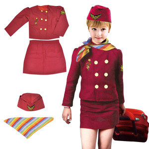 Vente en Gros Unisexe Enfants TV Film Costumes Pompier Infirmière Médecin Chef Pilote Spaceman Hôtesse De L'air Jeu De Rôle Dress-Up Ensemble - Product Image 4