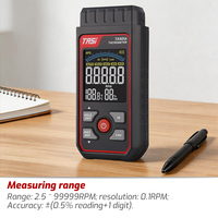 Tacómetro Láser TASI TA501A 99,999 RPM, Alta Precisión ±0.05%, Medidor de RPM Digital sin Contacto, Contador de Revoluciones Portátil, CE FC