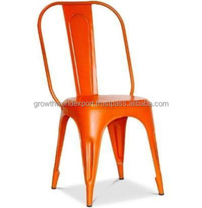 2024 chaise de salle à manger en métal moderne de qualité supérieure en cuir véritable pour la maison café Bar hôtel cuisine entrée appartement meubles de maison pour Villa - Product Image 1