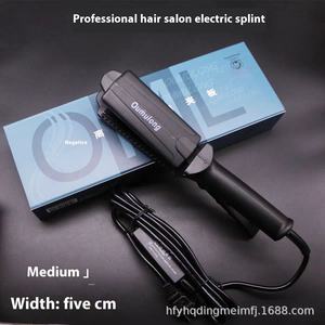 電動ヘアストレートネガイオン温度調節可能ホームサロン理髪店用プラスチック - Product Image 3