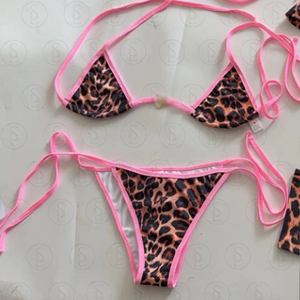 <span class=keywords><strong>Traje</strong></span> <span class=keywords><strong>de</strong></span> Baño Bikini con Logotipo Personalizado, Ropa <span class=keywords><strong>de</strong></span> <span class=keywords><strong>Playa</strong></span>, <span class=keywords><strong>Traje</strong></span> <span class=keywords><strong>de</strong></span> Baño para <span class=keywords><strong>Mujer</strong></span>, Conjunto <span class=keywords><strong>de</strong></span> Bikini <span class=keywords><strong>de</strong></span> Dos Piezas <span class=keywords><strong>de</strong></span> Secado Rápido para Verano, Estampado <span class=keywords><strong>de</strong></span> Guepardo - Product Image 2