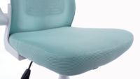 Chaise de visiteur de bureau en maille entièrement pivotante à 360 degrés réglable en hauteur de luxe