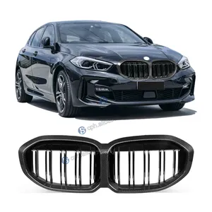 Accessori auto griglia paraurti anteriore Dry fibra di carbonio griglia renale per BMW 1 serie F20