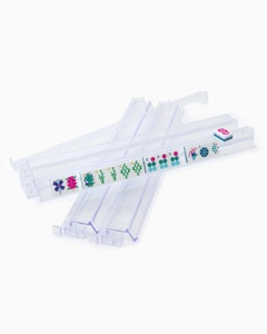Empujadores de Mahjong de Acrílico, Personalizados de Fábrica, OEM, Juego de 4 Palos Empujadores para Construcción de Paredes de Azulejos - Product Image 2