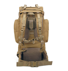 65L Big Capacity Camping <b>Backpack</b> Outdoor Hunting Climbing Travel Rucksack <b>Khaki</b> Tan Color Coyote - Product Image 6