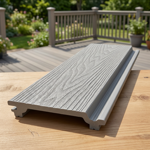 WPC Decorative Wall Panel Composite Wood Waterproof <b>Fence</b> Panel Embossed Surface Design - Product Image 1