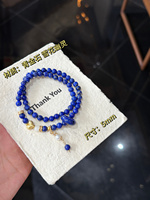 Bracelet rond en cristal naturel Sinyore - Accessoire de mode pour anniversaire - Lapis