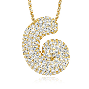 Colgante de Moissanita con Letra G, 26 Letras, Certificado GRA, Estilo Iced Out, Joyería Hip Hop para Hombre, Plata 925, Color D, VVS, Gran Venta 2026 - Product Image 1