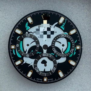 OEM rlx/pp Day-tona dial 40มม.-การเคลื่อนไหว3255โลโก้ quadrante s สไตล์ PRX ที่กำหนดเองหน้าปัดสีเขียว228238รองรับ114060 vsf - Product Image 1