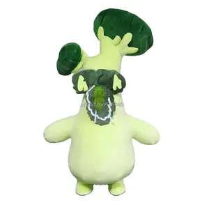 2/2.6/3 meter walking inflatable mascot broccoli costume for adult