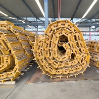 Pièces de train de roulement pour bulldozer et excavatrice, ensemble de semelles de chenille pour bulldozer