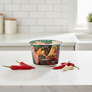 HeZhai Sour Soup Nouilles de vermicelles de patate douce instantanées, raffinées, à faible teneur en matières grasses, moelleuses, <span class=keywords><strong>mini</strong></span>-paquet pour le bureau et les voyages, prêtes en 5 minutes - Product Image 1