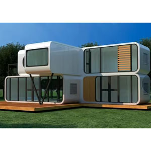 Prefabricated apple Cabin 20 ft Container Home Hurricane Proof Modular Prefab House Luxury 2 Bedroom 1 Bath House - Product Image 3