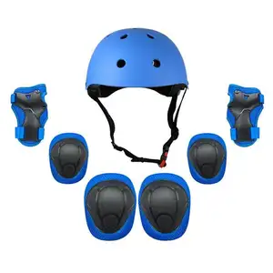 Leeftijden 3-14 Jongens Meisjes Kids Sport Beschermende Gear Set Verstelbare Bike Peuter Helm Met Knie Elleboog Pads Pols guards