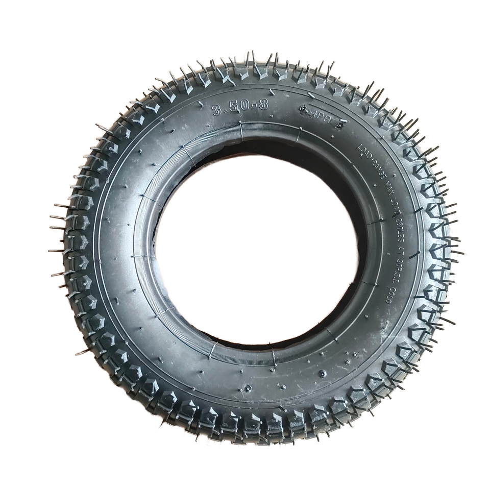 COVER + Air Chamber 3.50-8 REINFORCED TIRE 4PR STRIPE RUBBER FOR WHEELS Wheel