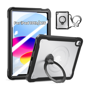 Soporte de Aleación de Aluminio para Tabletas, Fundas para <span class=keywords><strong>iPad</strong></span> A16 de 11.ª y 10.ª Generación, Protector de Pantalla de Vidrio Templado Integrado - Product Image 1