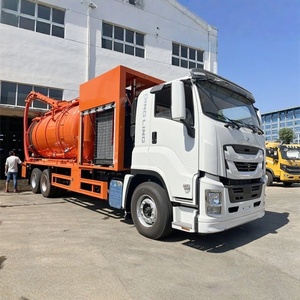 Camión de Limpieza de Alcantarillado de Alta Presión Isuzu Giga 6X4 20m3, Camión de Succión de Aguas Residuales - Product Image 5