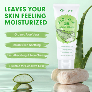 Gel de Aloe Vera de Marca Privada, Antioxidante, Hidratante, Equilibrante, Refrescante, Humectante y Calmante, Gel de Aloe Vera <span class=keywords><strong>para</strong></span> Después <span class=keywords><strong>del</strong></span> <span class=keywords><strong>Sol</strong></span> - Product Image 3