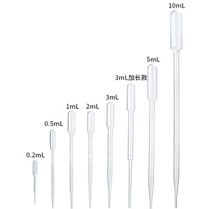 Pipetas cuentagotas de 3 ml para transferencia de aceites esenciales, cuentagotas de plástico desechables para experimentos científicos, <span class=keywords><strong>manualidades</strong></span>, herramienta de maquillaje - Product Image 2