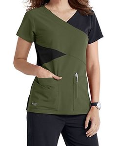 Uniforme d'impression pour personnel médical, infirmières et paramédicaux, vente en gros OEM, anti-rides - Product Image 3