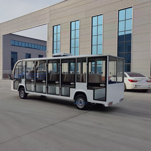 Vente directe usine – Bus blanc personnalisé de 17 places avec portes, navette électrique pour excursions touristiques - Product Image 3