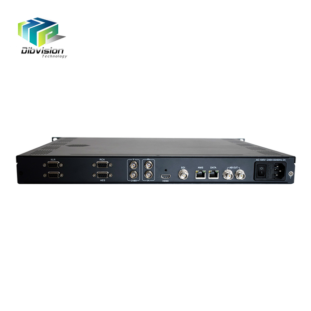 Professional 1-CH MPEG2/H.264 Encoder HD/SD/SDI/YPbPr to IP/ASI Low Delay Encoder with Dual Audio for Digital Cable TV System