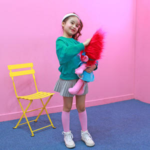 Nouveauté 2017 : Sweat-shirts de sport oversize unis et vierges pour filles - Product Image 3