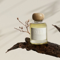 Source Usine Personnalisé Luxe 120Ml Cylindrique Verre Aroma Diffuseur Bouteille Anches Diffuseurs D'air pour Parfum Maison