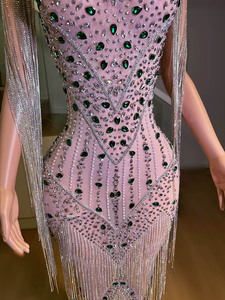 Novance Y4088 Prodotti di Tendenza per Dropshipping Abiti da Club di Lusso Abbigliamento Sexy da Donna Abbigliamento da Boutique da Donna con Strass - Product Image 5