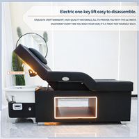 Promotion : Fauteuil de lavage de cheveux pour salon de coiffure, avec fonction massage thaïlandais, chaise de pédicure et lit de spa japonais pour la tête