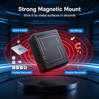 Mini Rastreador GPS 4G LTE Portátil e Impermeable, Aplicación Android, 1 Año de Garantía, Fácil Conexión WiFi, Montaje Magnético para Vehículo, GF50L