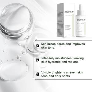 Éclaircissant pour les cernes et les taches brunes, réparateur et resserrant les pores, essence pure colorée à l'arbutine et à l'acide tranexamique, marque propre. - Product Image 6