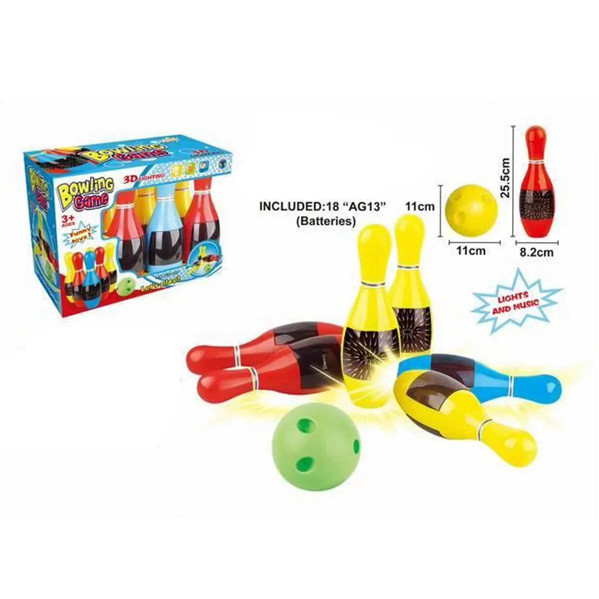 Детская игра для боулинга с подсветкой и музыкой шар для боулинга пластиковая игрушка для боулинга