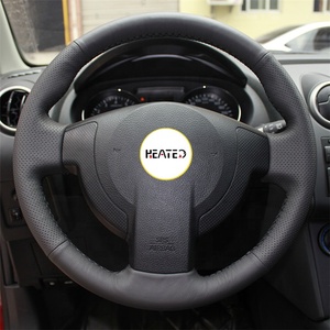 Housse de <span class=keywords><strong>volant</strong></span> sport en cuir pour Nissan <span class=keywords><strong>Qashqai</strong></span> X-Trail NV200 Serena Rogue Sentra 2007-2013 4 branches sur mesure - Product Image 4