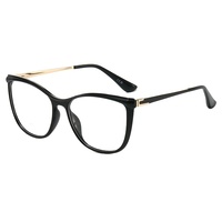 Nouvelles Lunettes Tendance 2026 pour Femme, Style Œil de Chat Européen, Monture Transparente Vintage Décorative, pour Verres de Prescription