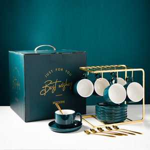 Noël 2025 cadeau tasses à café et soucoupe en céramique 12 pièces <span class=keywords><strong>tasse</strong></span> thé ensemble de 6 porcelaine Navidad Tazas De café <span class=keywords><strong>Tasse</strong></span> a café - Product Image 1