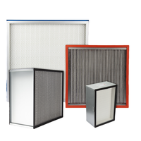 Filtro de CA para sala limpia personalizado, filtro HVAC U15 U17, campana de flujo laminar H13, filtro Hepa H14 para laboratorio