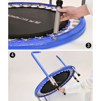 Petit lit rebond 32/36/38/40 pouces rond intérieur extérieur Gym exercice Mini Jumper Mini Trampoline Rebounder Trampoline Fitness