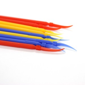Zeppa di riempimento dentale in plastica di alta qualità zeppa monouso a manico lungo di dimensioni multicolori - Product Image 4