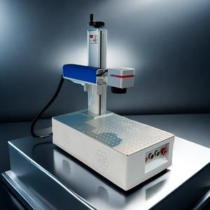 Factory Supply Desk Portable20W 30W Portable Mini Online Fiber Optical Integrated Mini Fiber Mini Laser Marking Machine 20w/30w - Product Image 1