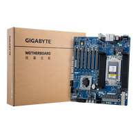 Gigabyte-Placa base compatible con servidor AMD WRX80, factor de forma de 4 DDR4, Memoria SATA integrada, garantía de 3 años