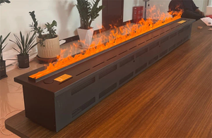 <span class=keywords><strong>Chimenea</strong></span> de Vapor Lineal RGB de Rango Completo con Sonido de Leña Ajustable y Sincronizado, Visualización Inmersiva, Decoración de Pared para Cafetería o Salón - Product Image 5