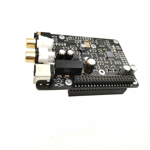 ES9038q2m 9038 Decoder Digital Broadcasting Network Board OPA1612 Op for Raspberry Pi DAC to I2S 32bit 384K DSD128 G3-001