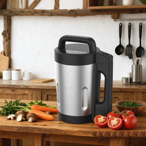 Robot culinaire multifonction 6-en-1 de 1,5 L <span class=keywords><strong>pour</strong></span> soupes épaisses, avec panneau LED, en acier inoxydable, électrique et portable <span class=keywords><strong>pour</strong></span> <span class=keywords><strong>la</strong></span> maison - Product Image 1