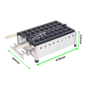 Machine à gaufres professionnelle 32 cavités en forme de cœur, <span class=keywords><strong>appareil</strong></span> de cuisson pour pâtisseries et snacks - Product Image 3