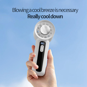 OEM ODM Foldable Ice Fan - High Speed 10000+ RPM Handheld <b>Cooler</b>, Portable Desktop Fan for Outdoor & Travel - Product Image 5