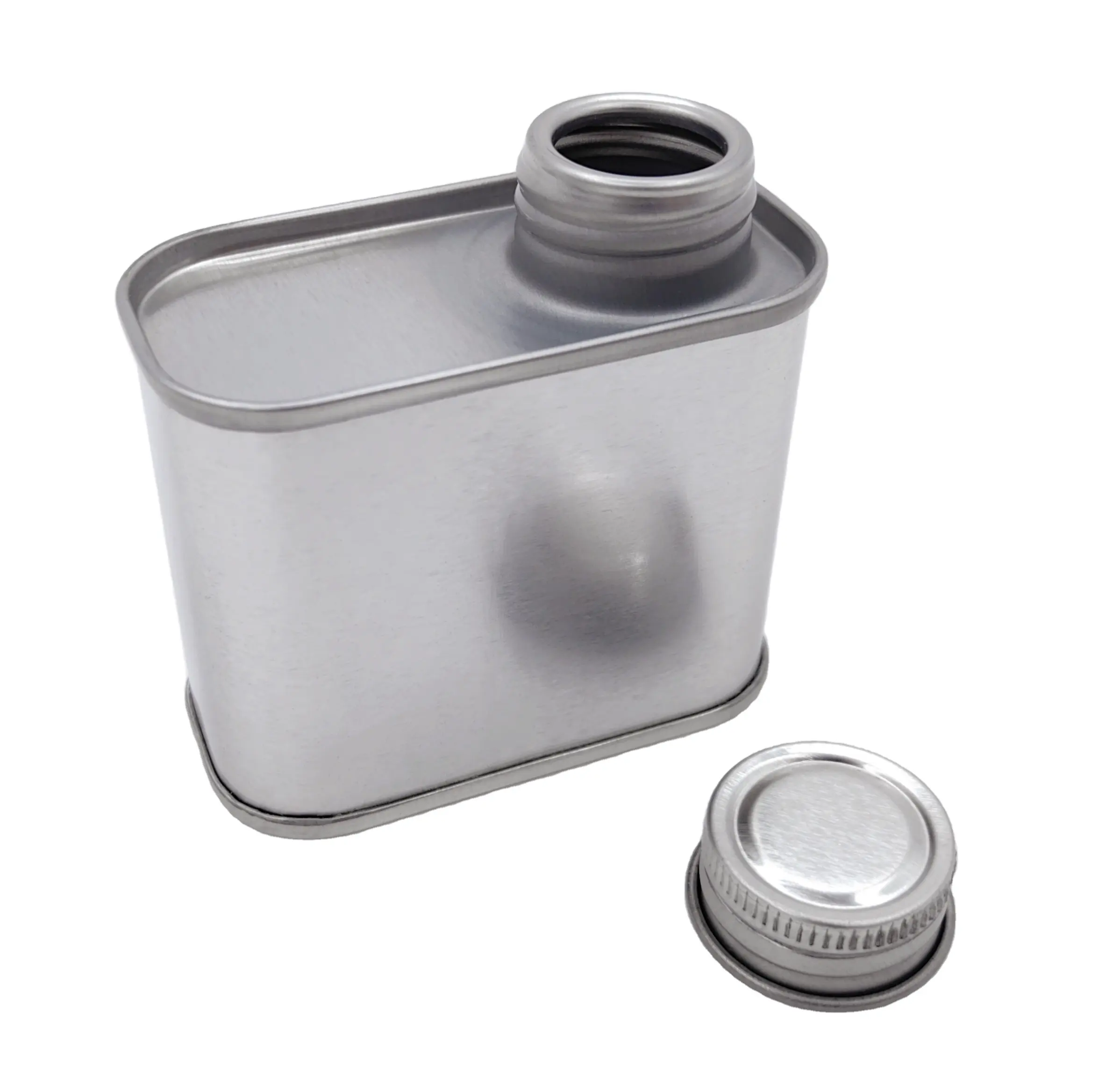 Portable F style tin can 100ml 250ml Cooking Oil container Metal tin for Organic Oil Food Grade Wholesale