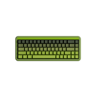 Akko orman degrade klavye tuş takımı Shine-Through yan baskılı 135-Key MX anahtarı uyumlu Keycaps